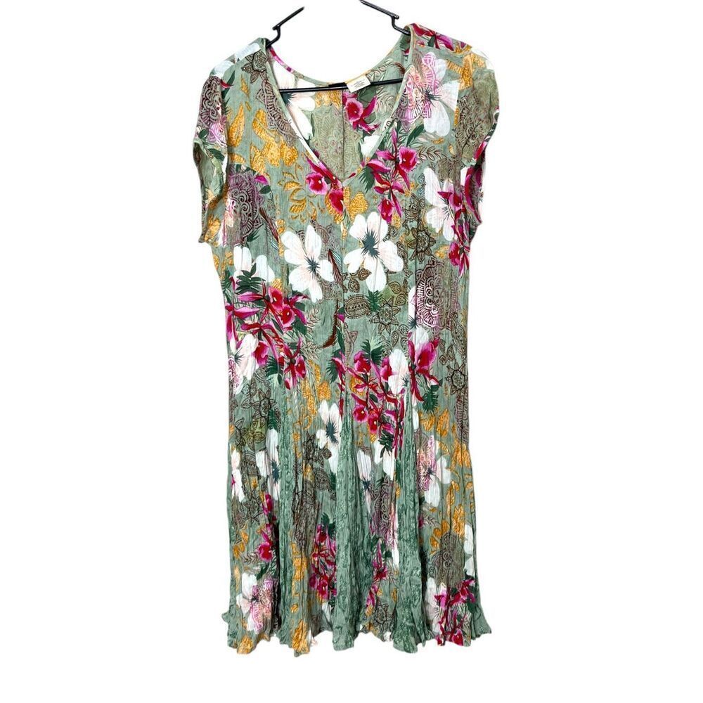 Bila Floral Print Boho Swing Dress Size XL